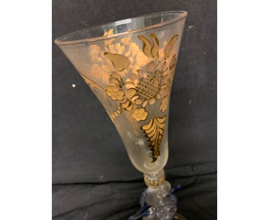 Venetian tip in Murano glass     