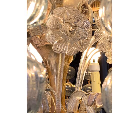 Hot-air balloon Murano glass chandelier     