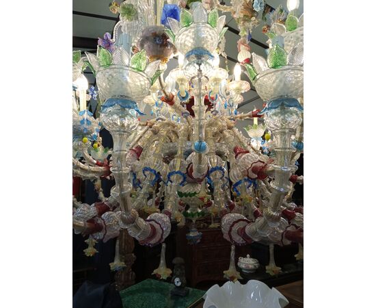 Murano glass chandelier 60 flames     