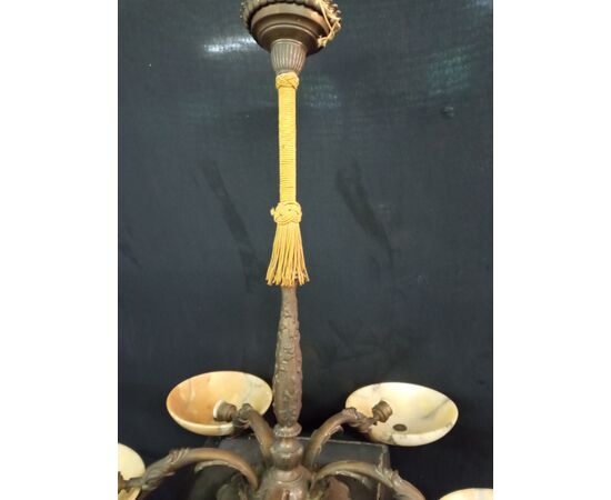 Gilt bronze lamp     