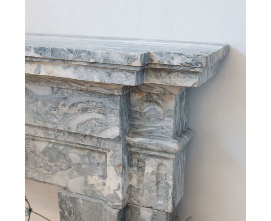 Tuscan Neoclassical Fireplace     