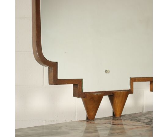 Sideboard with Art Decò mirror     