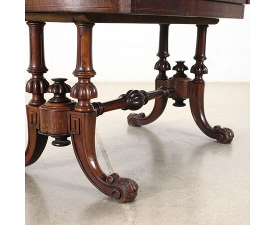 Victorian game table     