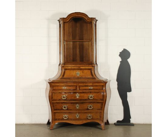 Large Chest of Drawers with Emilian Baroque Stand     