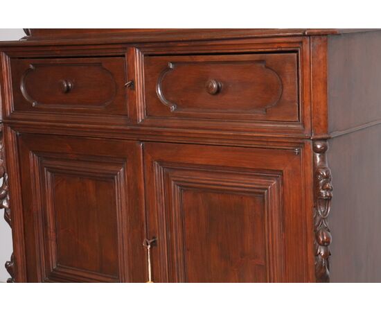 Antique Florence sideboard mid 19th century Pino restored. L 144 P 54     