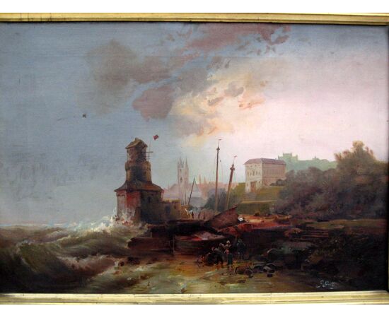Pair of mid-19th century landscapes     