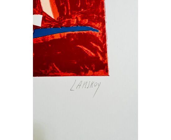 Litografia “abstract” di Lanskoy