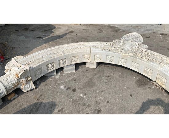  dars510 - portale in marmo, ep. '600, misura max cm L 265 x H 510 