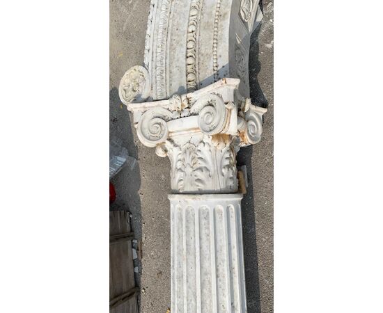  dars510 - portale in marmo, ep. '600, misura max cm L 265 x H 510 