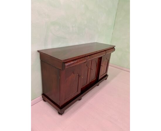 Antica Credenza inglese a quattro ante Vittoriana