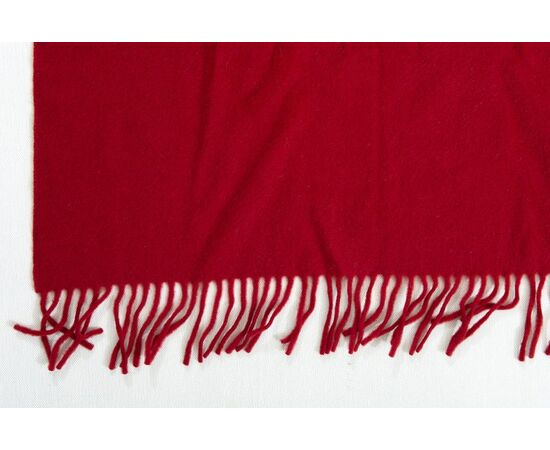 Plaid con applicazione foulard in seta - B/432 
