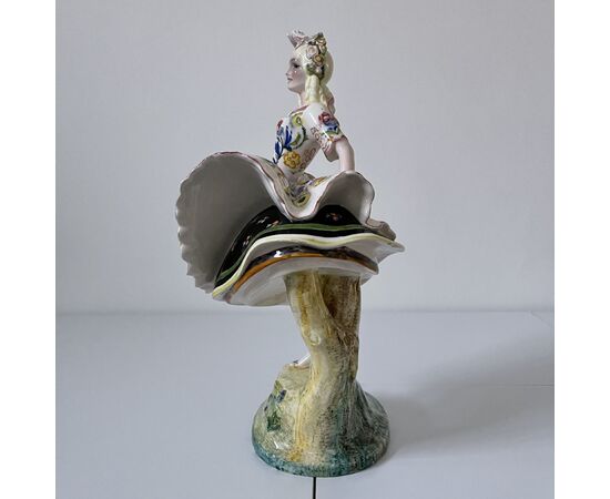 ESSEVI, Sandro Vacchetti, hand-decorated ceramic sculpture     