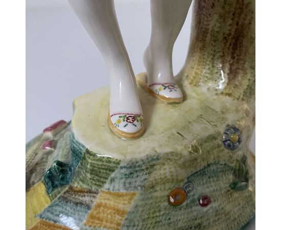 ESSEVI, Sandro Vacchetti, hand-decorated ceramic sculpture     